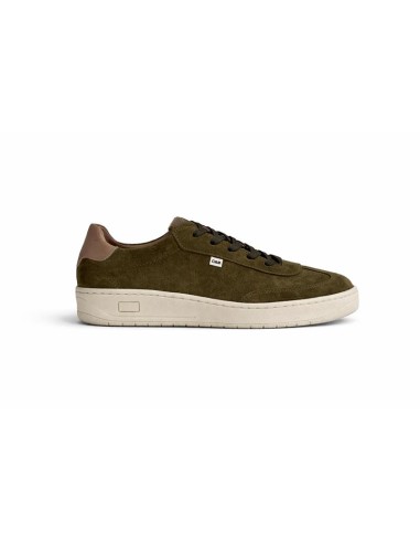 Sneakers de ante liso color verde