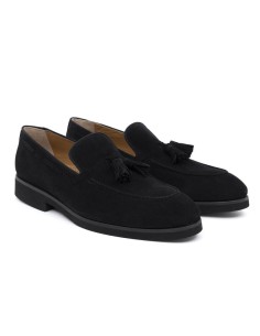 Mocassin suède le noir SIMELIS-NEGRO 2