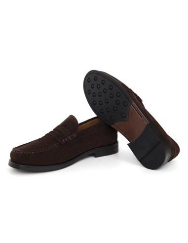 Mocassin suède marron SIVERA-BROWN