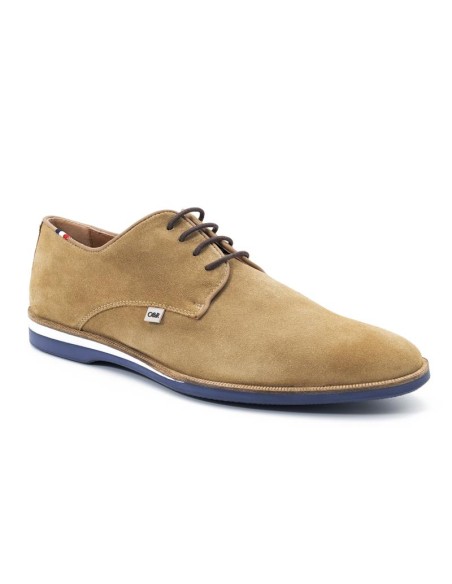 Casual derby suède beige SMUNK-TOPO