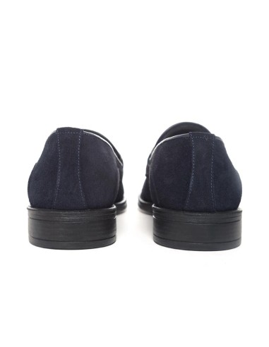Mocassin suède bleu SOLIRA-NAVY