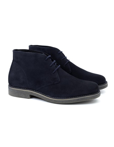 Bottine suède bleu SOLUN-NAVY
