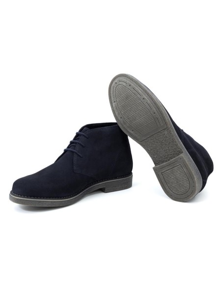 Bottine suède bleu SOLUN-NAVY