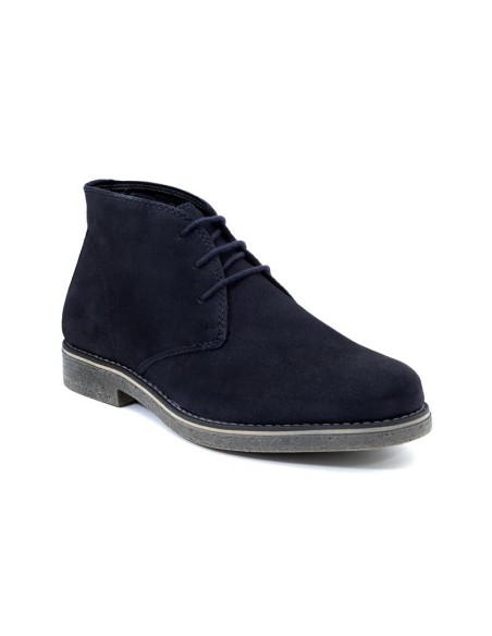 Bottine suède bleu SOLUN-NAVY