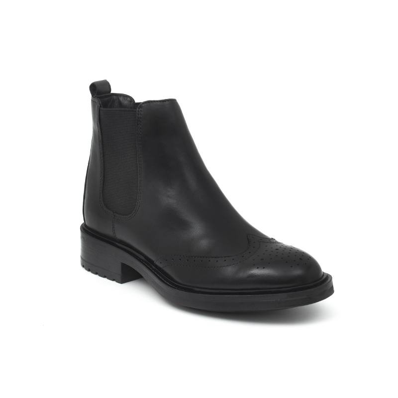 bottines pour femmes en cuir noir W-NAPTER-NEGRO