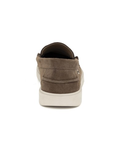 Light Brown suede boat shoe