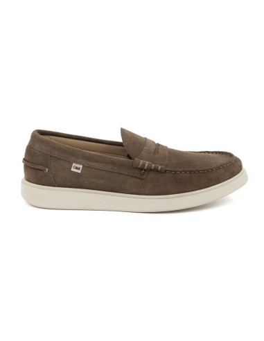 Light Brown suede boat shoe