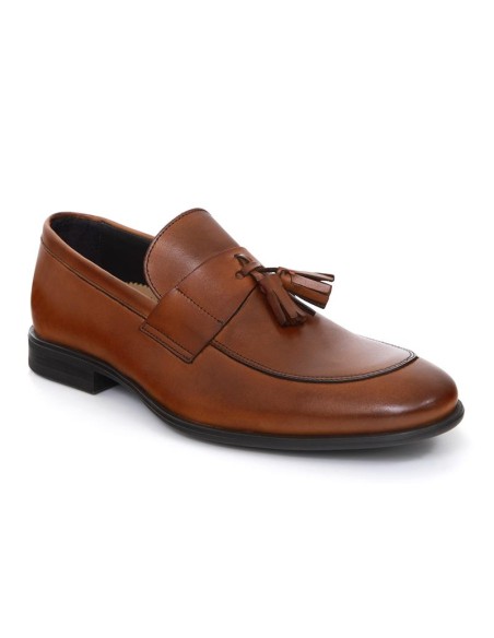 Mocassin de peau marron TERNA-CUERO