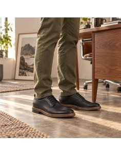 Derby de peau le noir TOREMIL-NEGRO