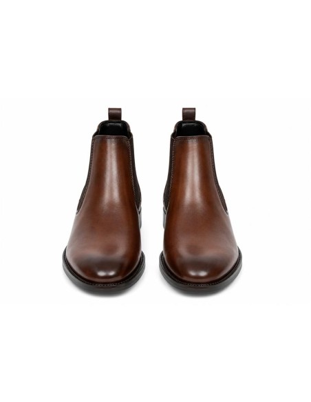 Light Brown leather chelsea boots