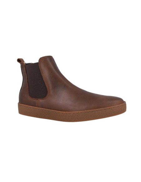 Brown leather boot