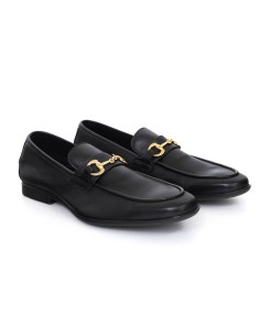 Black leather moccasin 2