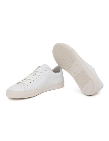 White leather sneakers