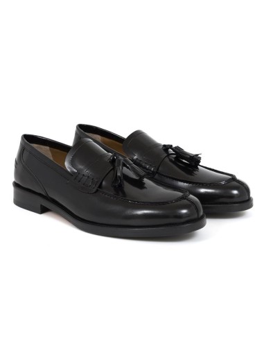 Mocassin de peau le noir VICOVEN-NEGRO
