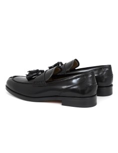 Mocassin de peau le noir VICOVEN-NEGRO 2