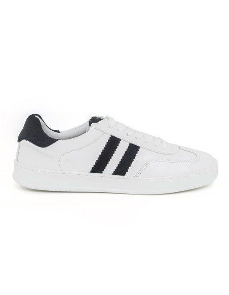 White leather sneakers