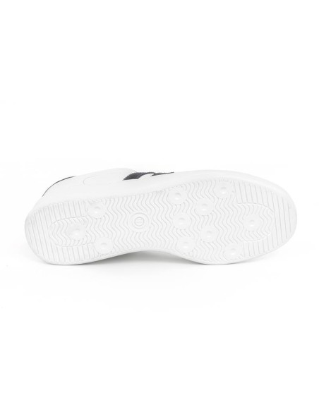 baskets de peau blanc VOBAN-WHITE
