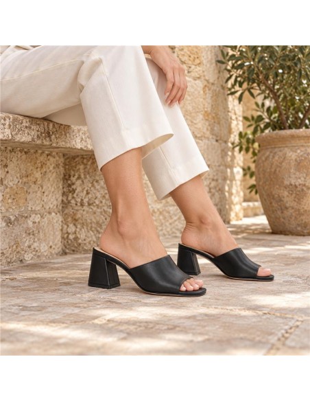 chaussures habillées femme suède le noir W-ACLAU-NEGRO