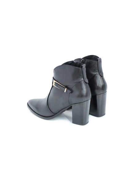 Botines de mujer liso liso color negro