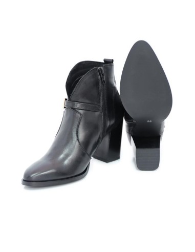 Botines de mujer liso liso color negro