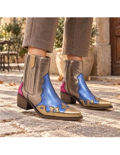 Multi-Color solid color Women's high boots