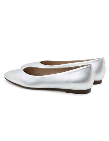 Ballerine de peau gris W-ANETA-PLATA
