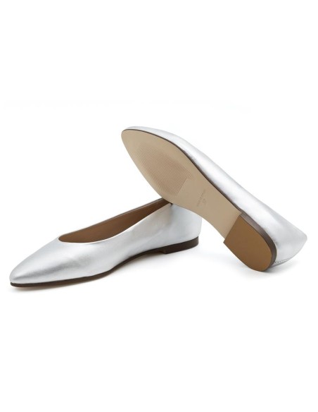 chaussures habillées femme de peau gris W-ANETA-PLATA