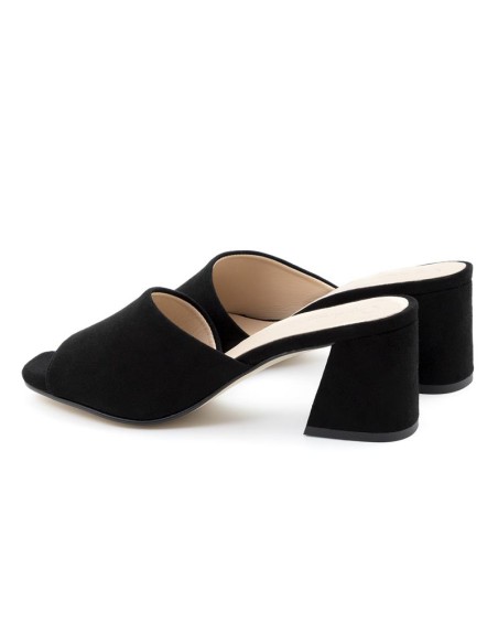 chaussures habillées femme suède le noir W-ANISE-NEGRO