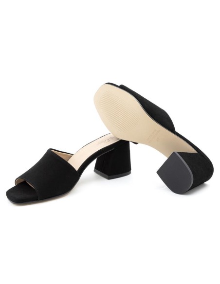 Zapato de Vestir de ante liso color negro