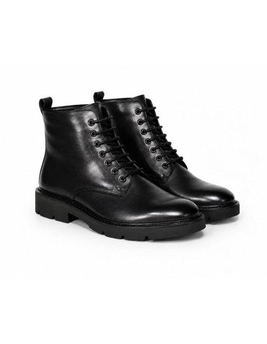 bottines femme de peau le noir W-BEVANTE-BLACK
