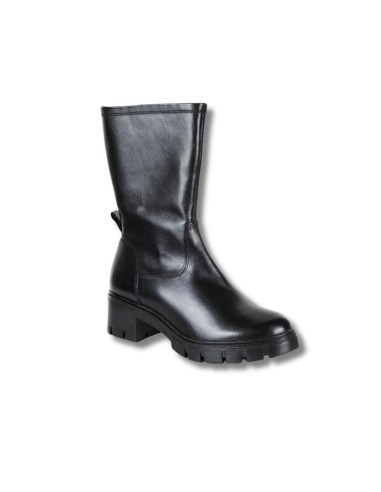 bottines femme de peau le noir W-BOLIRAN-BLACK