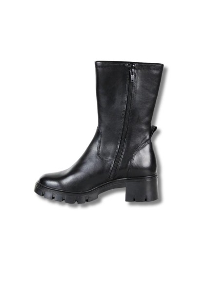bottines femme de peau le noir W-BOLIRAN-BLACK