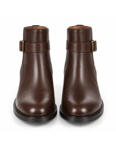 bottines femme de peau marron W-BUNARI-BROWN 2