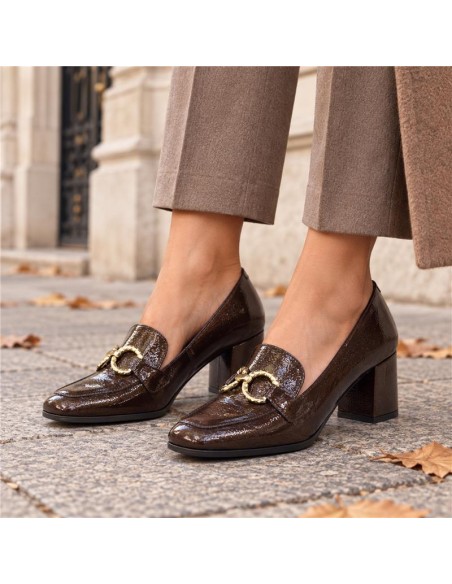 bronze leather Dressing Shoes