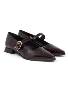 chaussures habillées femme de peau Bordeaux W-CHIMY-BURDEOS