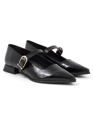 Zapato de Vestir de piel liso color negro