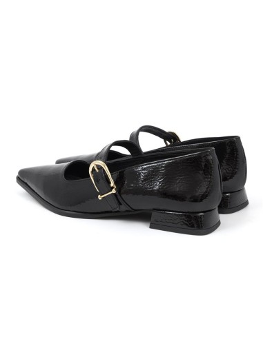 chaussures habillées femme de peau le noir W-CHIMY-NEGRO