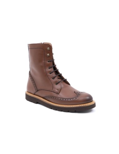 Brown solid color Women's high boots
