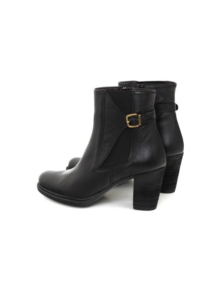 bottines femme de peau le noir W-COVA-BLACK