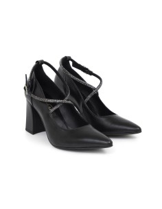 chaussures habillées femme de peau le noir W-DAISY-BLACK 2