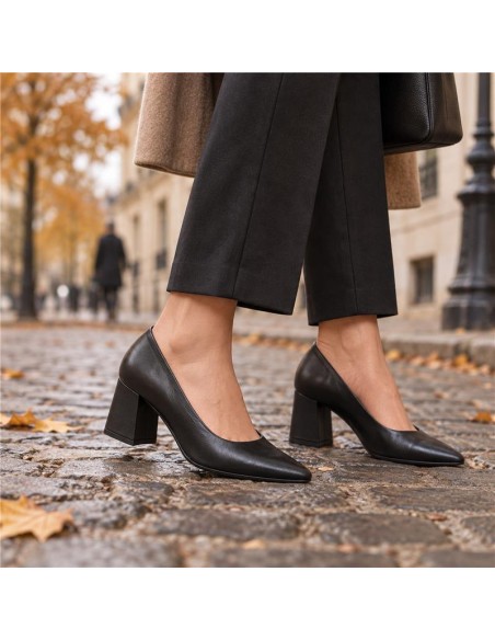 Black leather Dressing Shoes