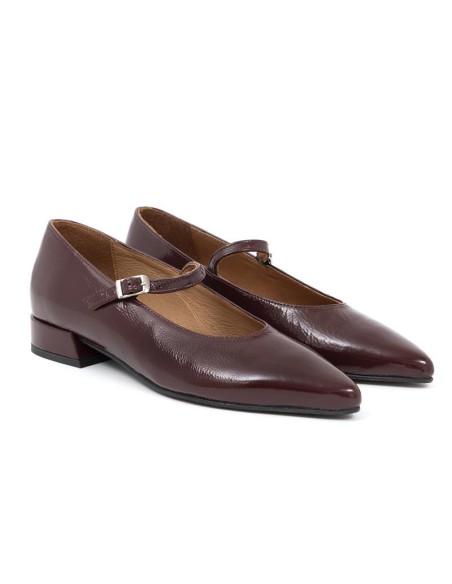 Burgundy leather Dressing Shoes