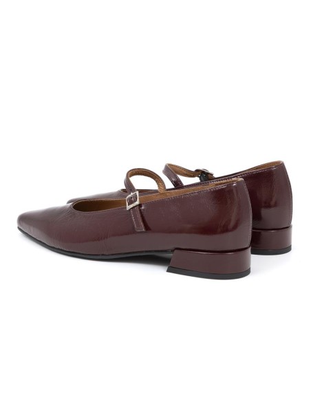 chaussures habillées femme de peau Bordeaux W-DANA-BURDEOS
