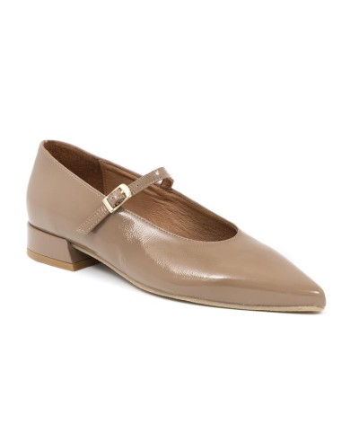 Zapato de Vestir de piel liso color beige