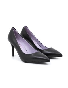 chaussures habillées femme de peau le noir W-DASY-BLACK 2
