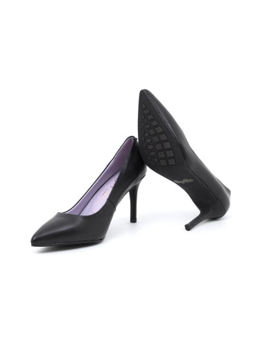 chaussures habillées femme de peau le noir W-DASY-BLACK