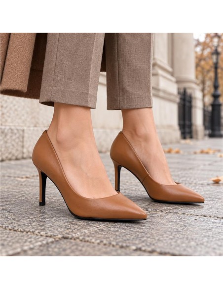 chaussures habillées femme de peau cuir W-DASY-CUERO