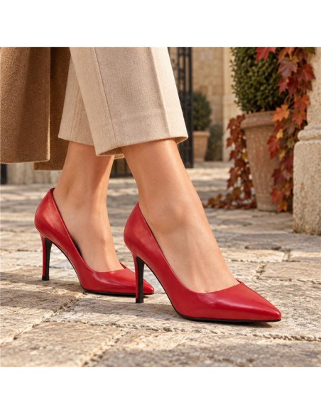 Red leather Dressing Shoes