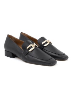 Zapato de Vestir de piel liso color negro