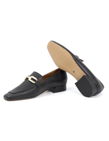 chaussures habillées femme de peau le noir W-DINORA-NEGRO